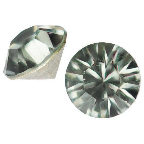 1400 strass en verre facetté gris black diamond ss12 pp24 3mm fond conique à facette t4