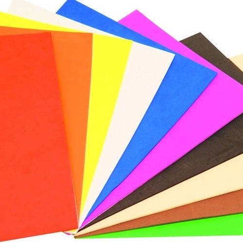 10 feuilles papier couché multicolore 10 couleurs créative format