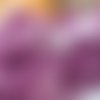 20 tiges pistils étamines violet pailleté 5.5cm pour fleurs artificielles b46