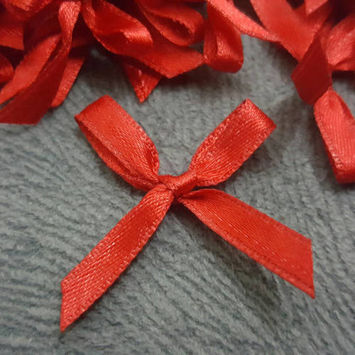 Noeuds De Ruban En Satin, 50 Pièces Rubans Nœud En Satin Auto