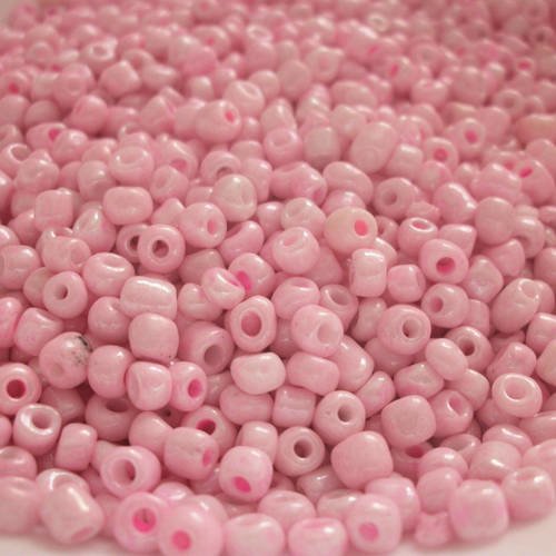 500 perles de rocailles 4mm rose perles en verre pour shamballa collier boucles d oreilles bracelets  8 grammes