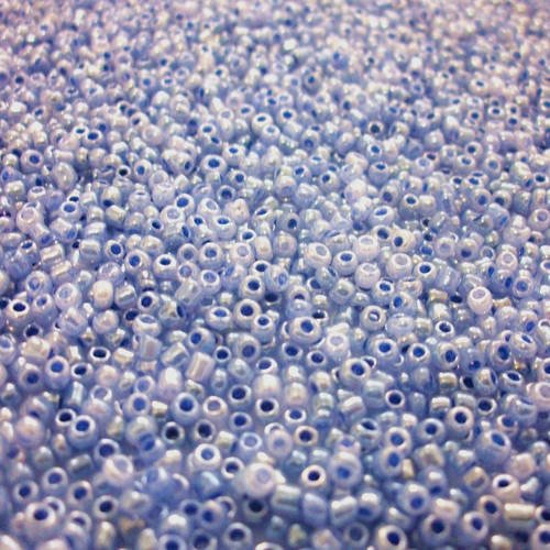 1200 perles soit 40 grammes de rocailles 3mm violet lustré perles en verre pour shamballa collier b65