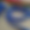 1 mètre de corde cordelette bleu marine cordon torsadé 5mm de diamètre