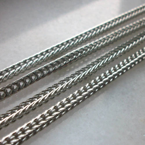 5 Mètres De Chaine Bille Argentées 2mm En Métal