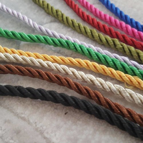 Cordon Torsadé Uxcell - Ficelle Tressée 3 Plis, Marron, 22 Yards (1,5mm) - Neuf
