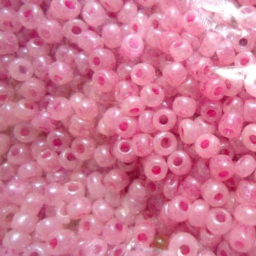 125 perles de rocailles 3mm rose claire perles en verre pour shamballa collier boucles d oreilles bracelets  4,3g b68