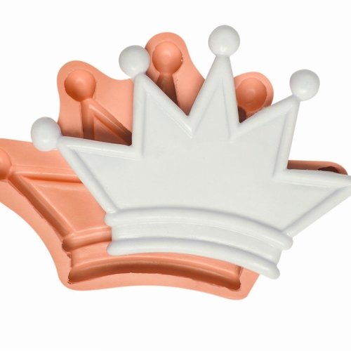 Moule silicone couronne thème princesse prince roi reine pour plâtre pâte polymère fimo savon argile résine cire polyester k498 5f130