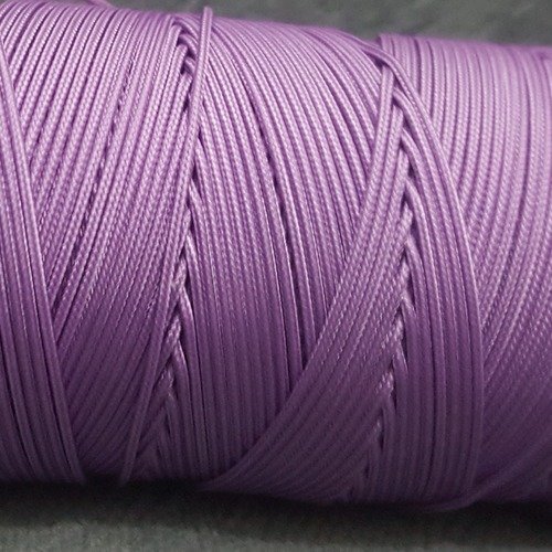 100 mètres de fil de nylon tressé violet lilas foncé de 1mm de diamètre pour créations shamballa b10