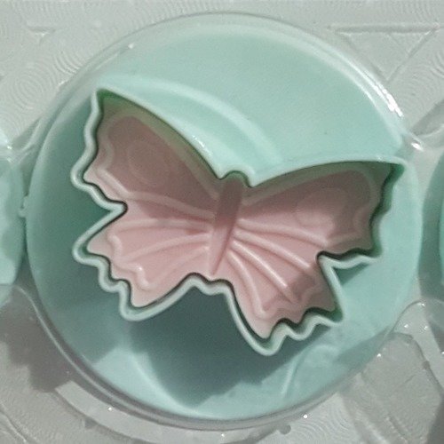3 moules emporte pièces à éjecteurs poussoir papillons décoration cookies biscuits gâteau pâtisseries