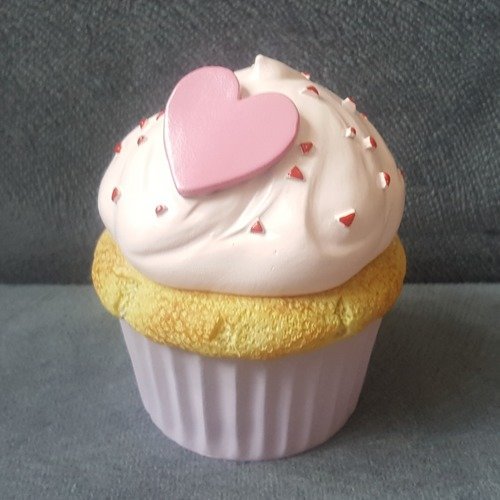 Moule silicone boîte gâteau coeur cupcake 3d bougie bougeoir pour plâtre résine polyester epoxy k348 2g