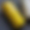 100 mètres de fil de nylon tressé jaune de 0,6mm de diamètre pour créations shamballa
