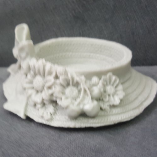 Moule silicone pot terrarium chapeau fleurs pour pâte polymère fimo plâtre savon argile polyester résine cire k366a 2g400