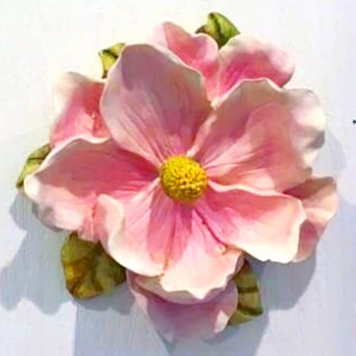 Moule silicone grande fleur 3d hibiscus 15cm pour plâtre cire savon résine polyester argile béton k382 1g950