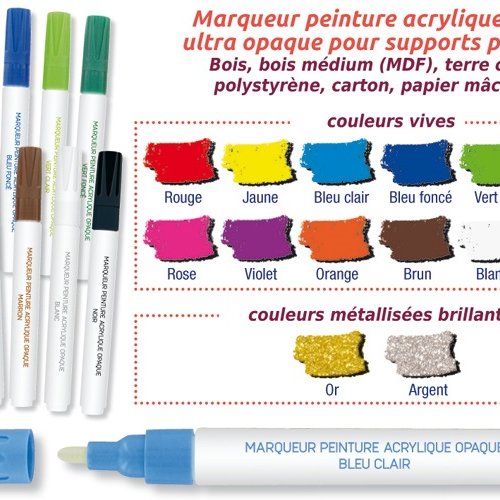 ARTLINE Marqueur Paint 440 XF permanent indélébile pointe