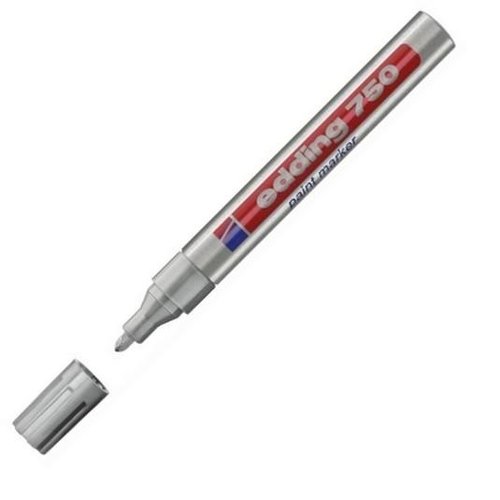 1 marqueur couleur argent paint marker stylos indélébile épais à encre permanente pour acier fer plastique verre 