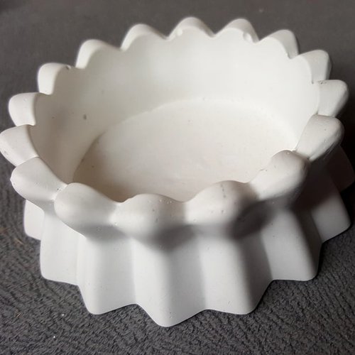 Moule silicone mini pot bougeoir pour succulent pour plâtre cire savon résine polyester fimo k492 2g175