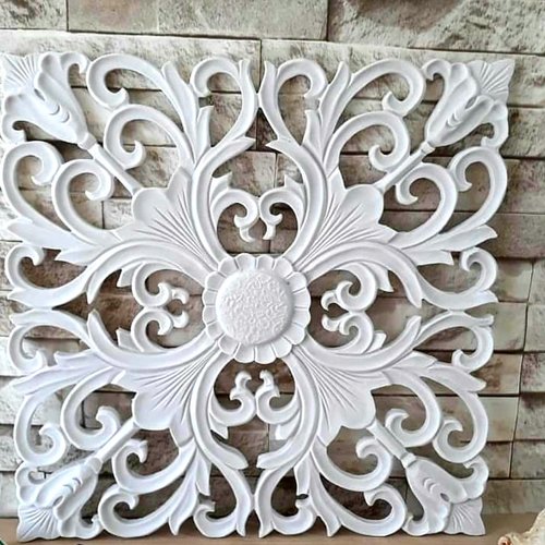 Moule silicone applique fleur lys 38cm pour pâte polymère fimo plâtre wepam cire savon k822