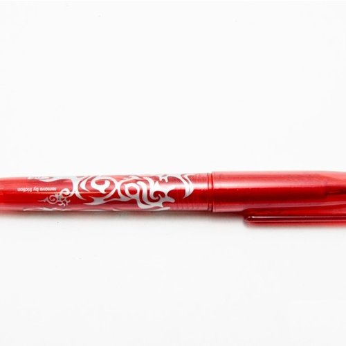 Stylo pilot frixion friction à encre rouge pointe fine marqueur pour écriture sur le tissu couture etamine point de croix effaçable