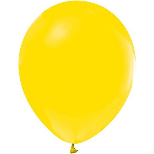 100 ballons jaune pour fêtes anniversaire mariage baptême st valentin noël 40cm