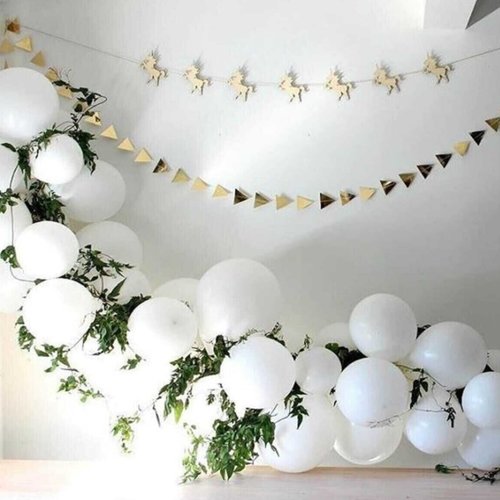 100 ballons blanc pour fêtes anniversaire mariage baptême st valentin noël 30/40cm