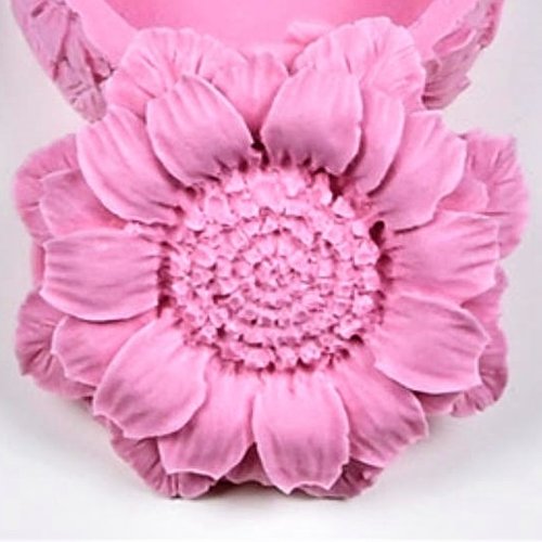 Moule silicone fleur tournesol 8cm pour fimo plâtre wepam porcelaine cire savon argile polyester epoxy béton k844 çb70