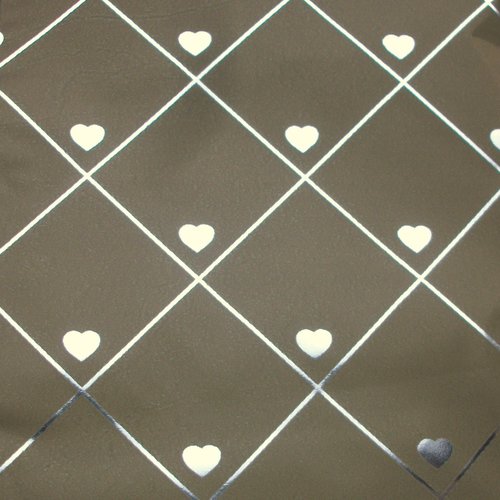 100 emballages pochettes cadeaux 10cm déco coeur beige argenté métallisé sachets avec rabat à ruban raf c5 b