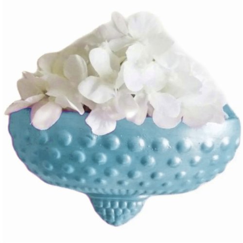 Moule silicone vase pot support murale fleur pour plâtre résine polyester ciment k456