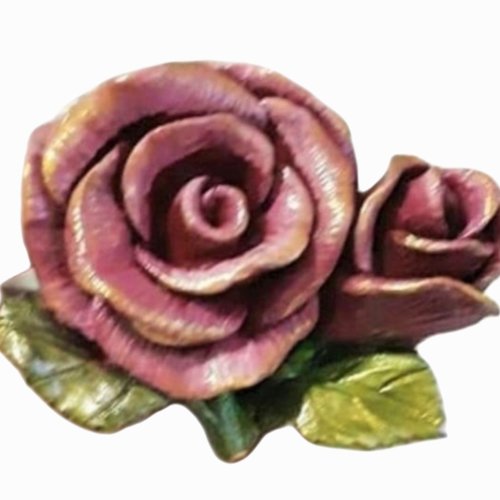 Moule silicone fleur roses bourgeon 3d pour fimo wepam plâtre argile cire savon polyester ciment résine k618 oçb