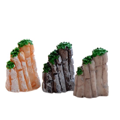 Moule silicone mini falaise roche miniature 3d pour pâte polymère fimo plâtre wepam porcelaine cire savon résine fimo terrarium k655 çt