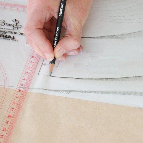 20 coupons de papier calque papier pour recopier les patrons dimensions 50x100cm