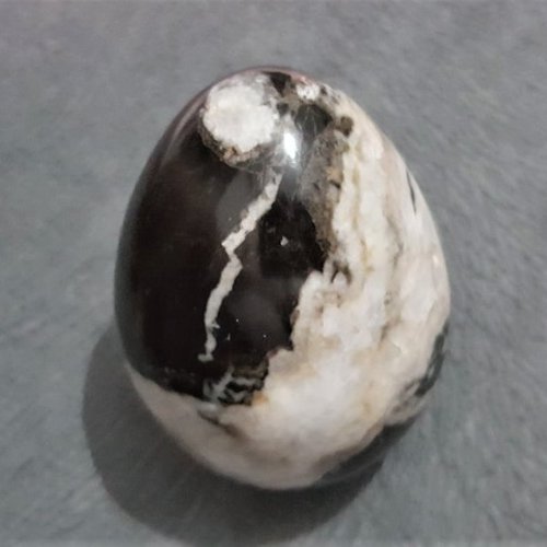 Oeufs en pierre naturelle onyx lithothérapie feng shui 240g 5 cm de ø sur 6,8 cm de hauteur b39
