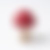 1 moule silicone champignon 3d hauteur 23cm pour plâtre résine polyester cire savon argile béton ciment k1229