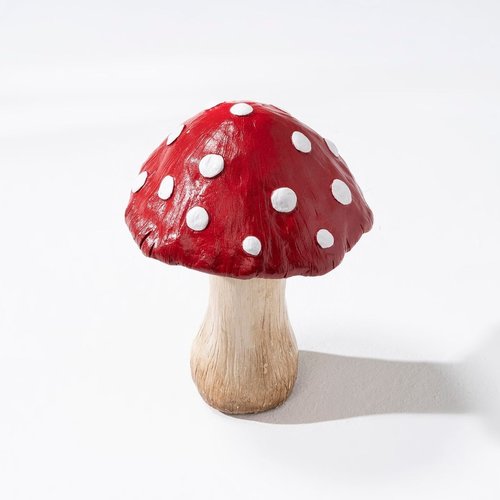 1 moule silicone champignon 3d hauteur 23cm pour plâtre résine polyester cire savon argile béton ciment k1229