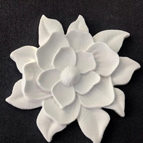Moule silicone fleur 10cm pour plâtre savon cire résine polyester argile ciment fimo wepam k1094 61b80