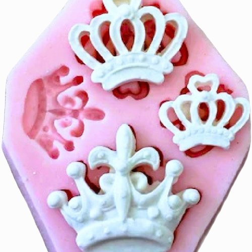 Moule silicone couronne déco welcome pot de fleur pelle roses tulipe  hortensia nid pour plâtre résine savon cire argile fimo k151 6g1750 - Un  grand marché