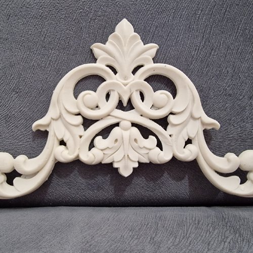 Moule silicone applique lianes feuilles 25cm décor de coffre porte meubles pour plâtre résine polyester cire savon argile ciment k1196 1f