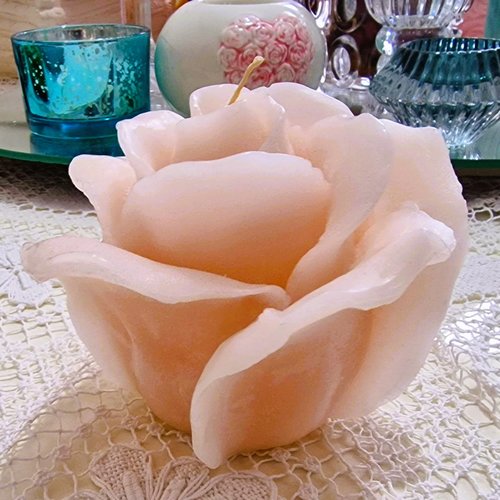 Moule silicone grande rose 10cm fleur 3d pour plâtre cire ciment résine argile savon bougie béton k1225 silicone mold for flower