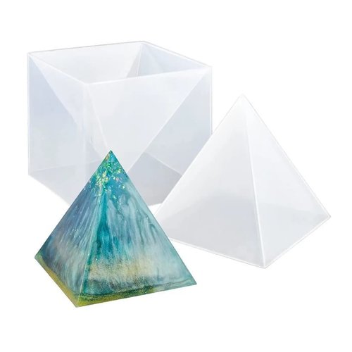 Moule silicone pyramide 3d pour cire bougie plâtre wepam savon pâte polymère fimo argile résine k1341 49b100toa