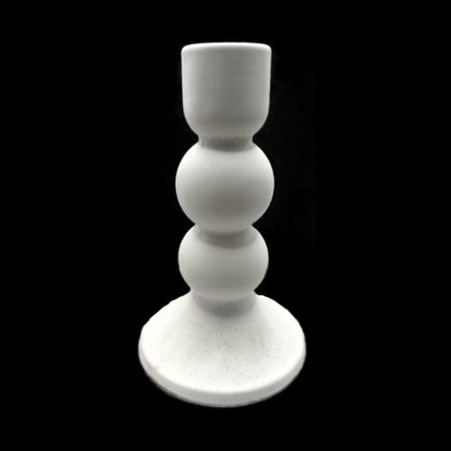 Moule silicone bougeoir support bougie pour plâtre résine polyester argile ciment k1353