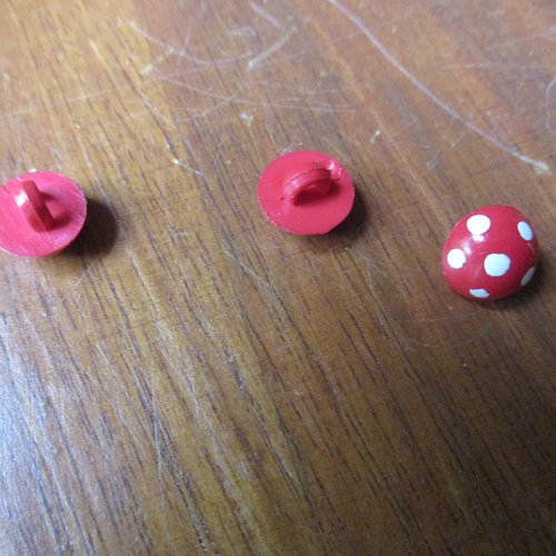 3 boutons fantaisie