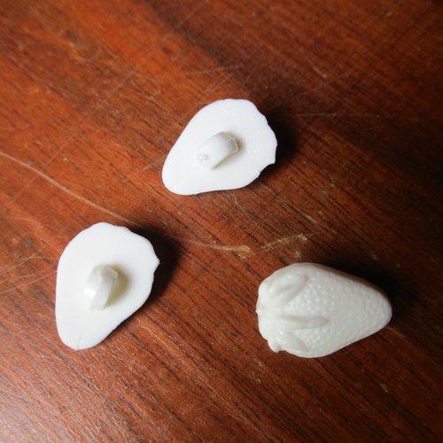 3 boutons fantaisie