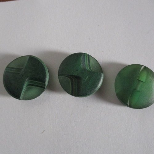 Lot de 3  boutons