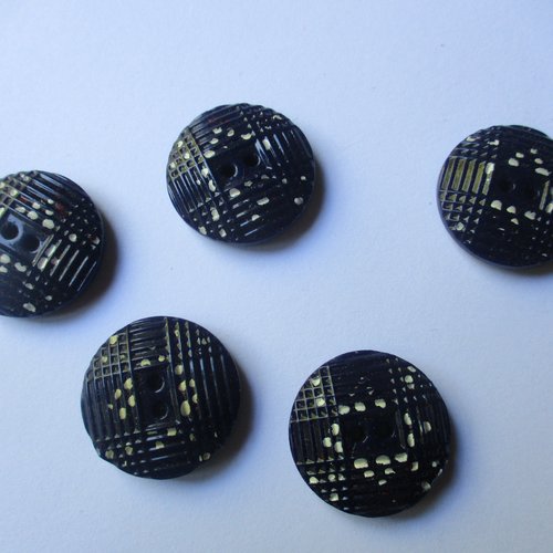 Lot de 5  boutons