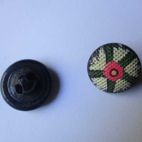 Lot de 2  boutons vintage