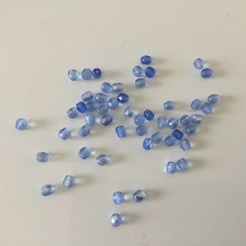 Perle cristal tcheque de 4 mm