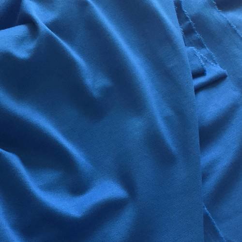 Tissus en jersey bleu en 150 cm de large 