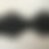 Brandebourg asiatique noir 22 cm de long 