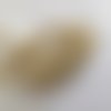 Perle en cristal a facette 4 mm couleur  jaune 