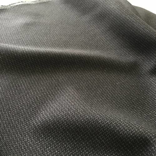 Tissus epais pour manteau ou veste noir interrieur gris 150 cm de laize 
