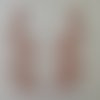 Applique a coudre 39*16cm couleur vieux rose 